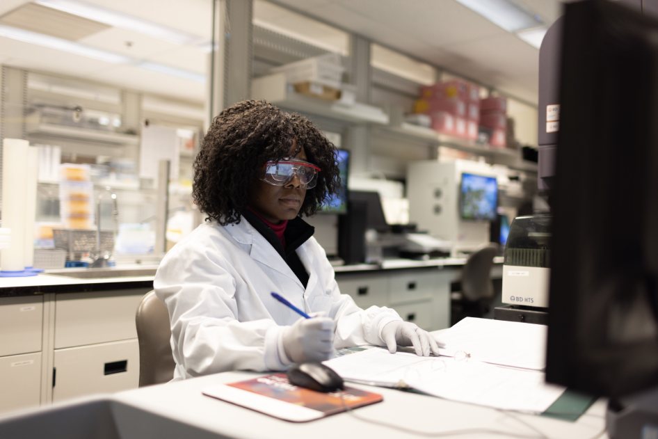 Cell proliferation assay laboratory scientist