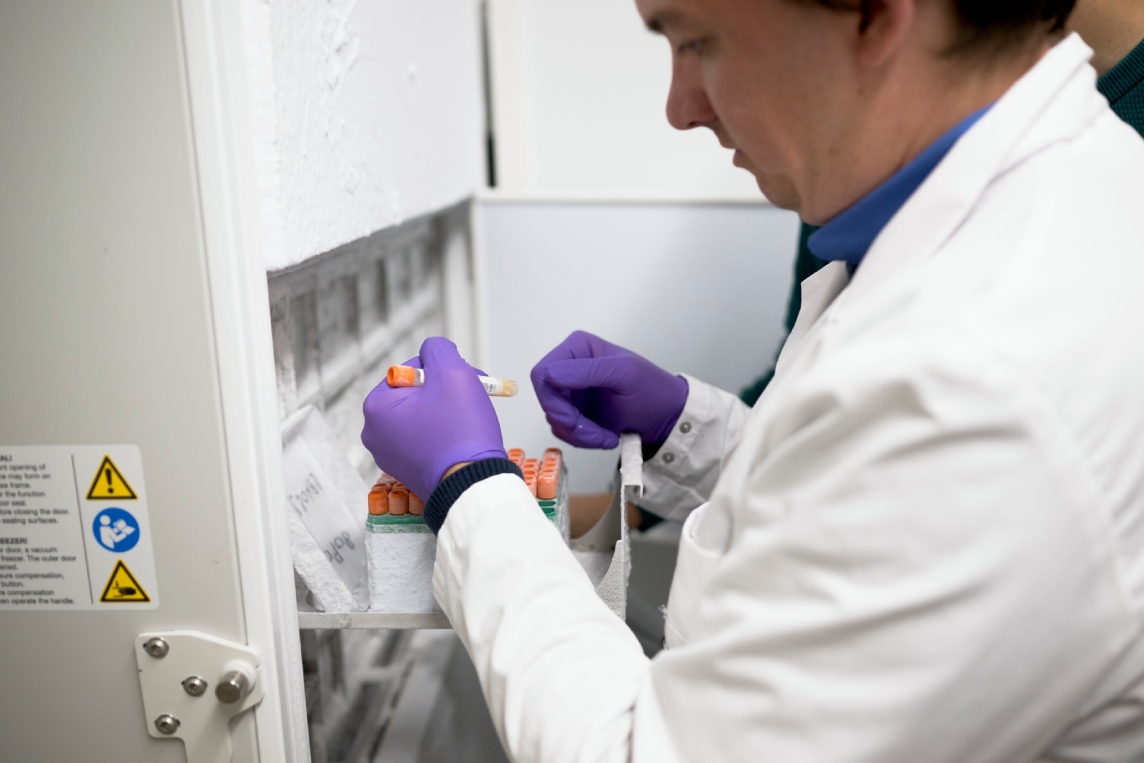 Scientist performing reliable ELISA assay in a clinical laboratory