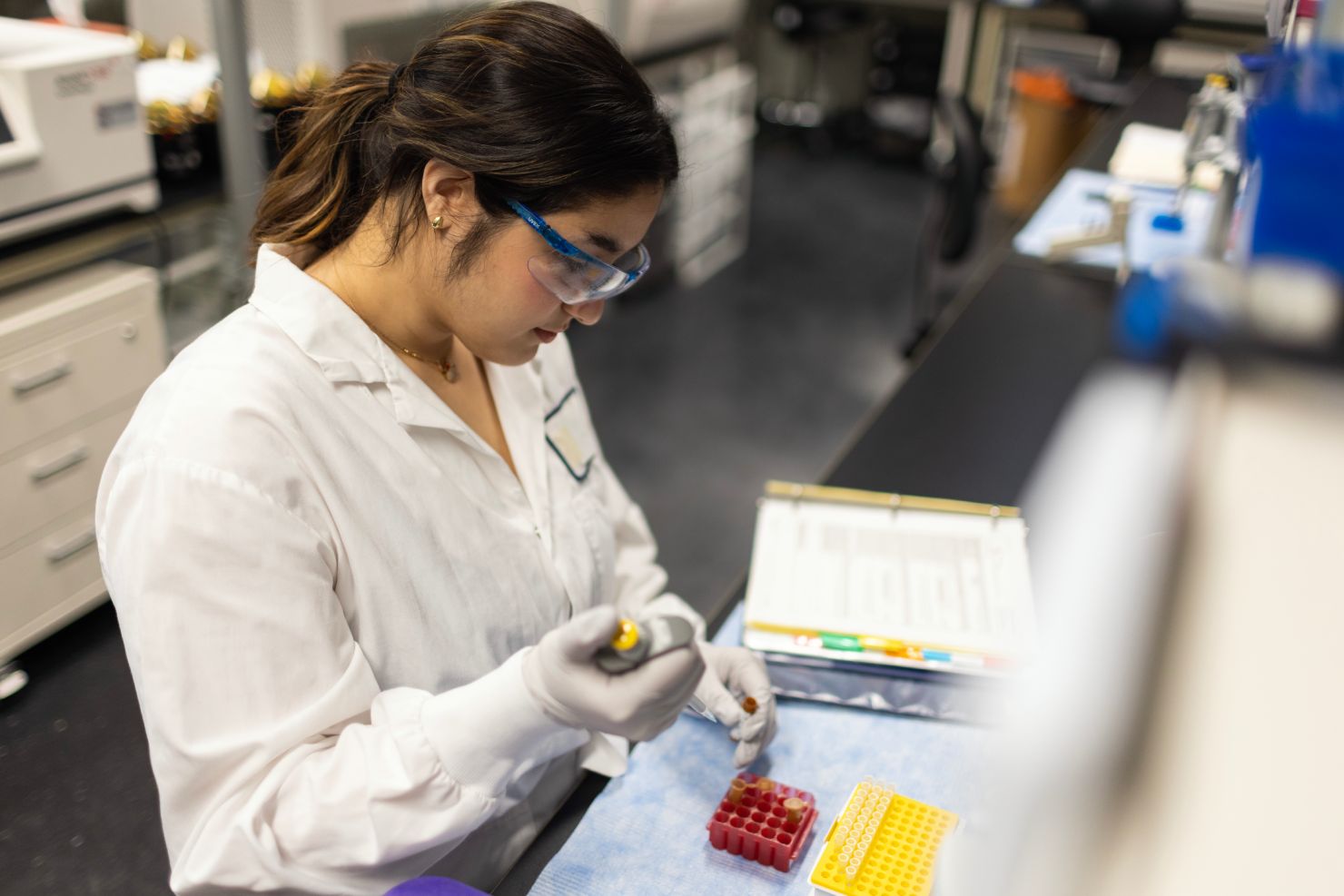 CellCarta scientist developing multi-platform biomarker strategies across discovery and clinical development stages