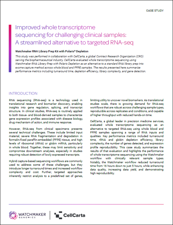 Improved whole transcriptome sequencing for challenging clinical samples: A streamlined alternative to targeted RNA-seq